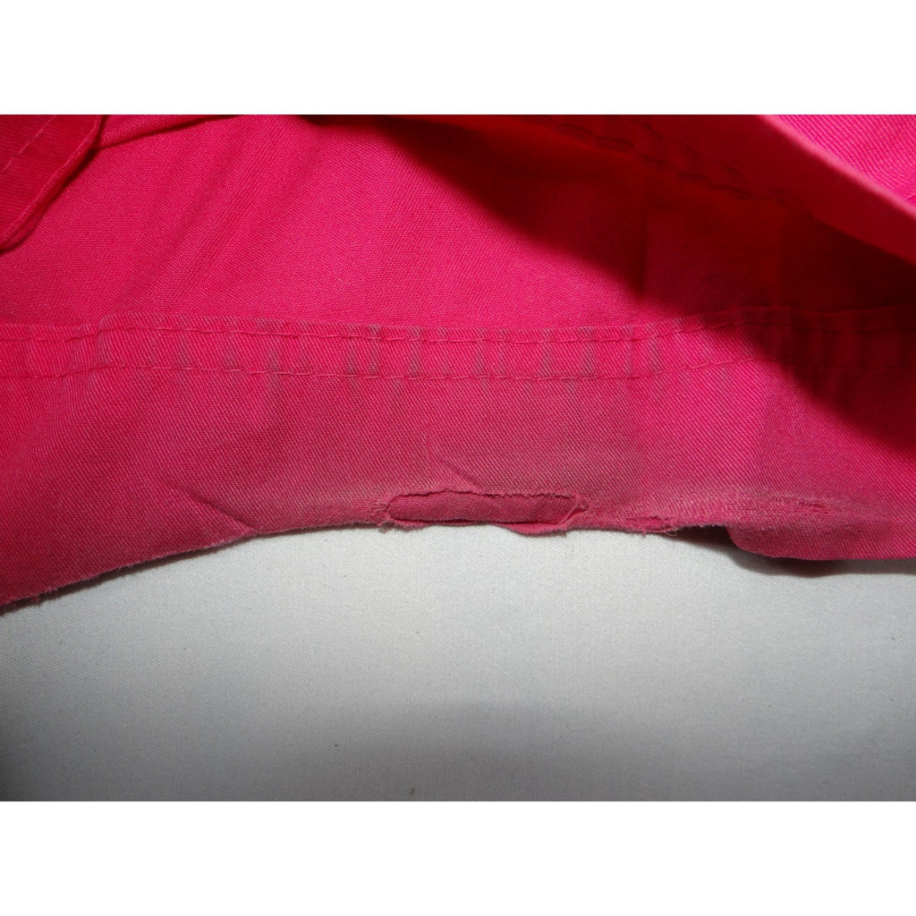 Hot Pink Scrub Pants Women's Cargo Pockets Drawstring Waist