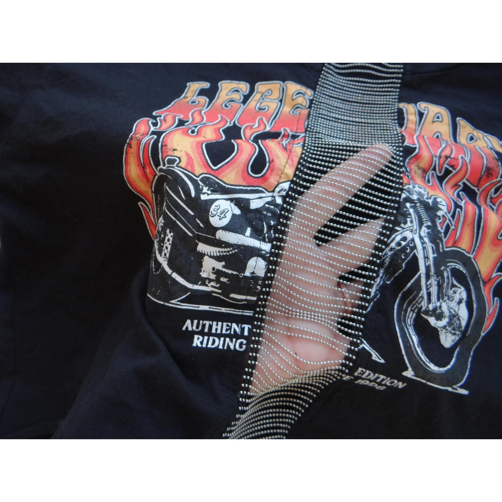 Legendary Motorcycle Graphic Crop Top - Vintage Style