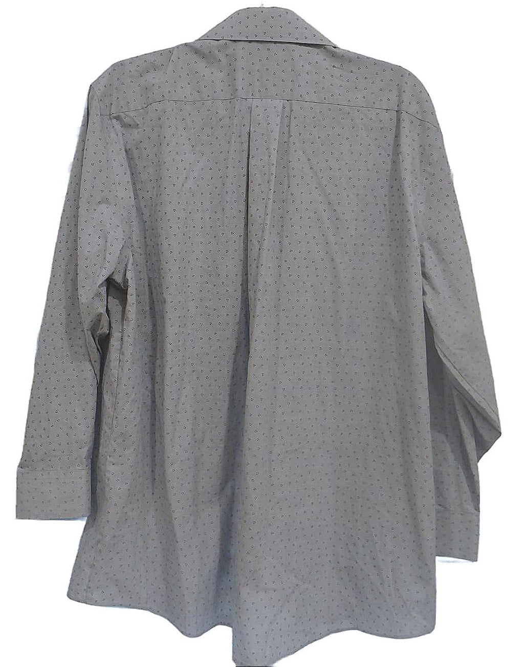 Stafford Men's Travel Shirt - Easy-Care Broadcloth - Size 17