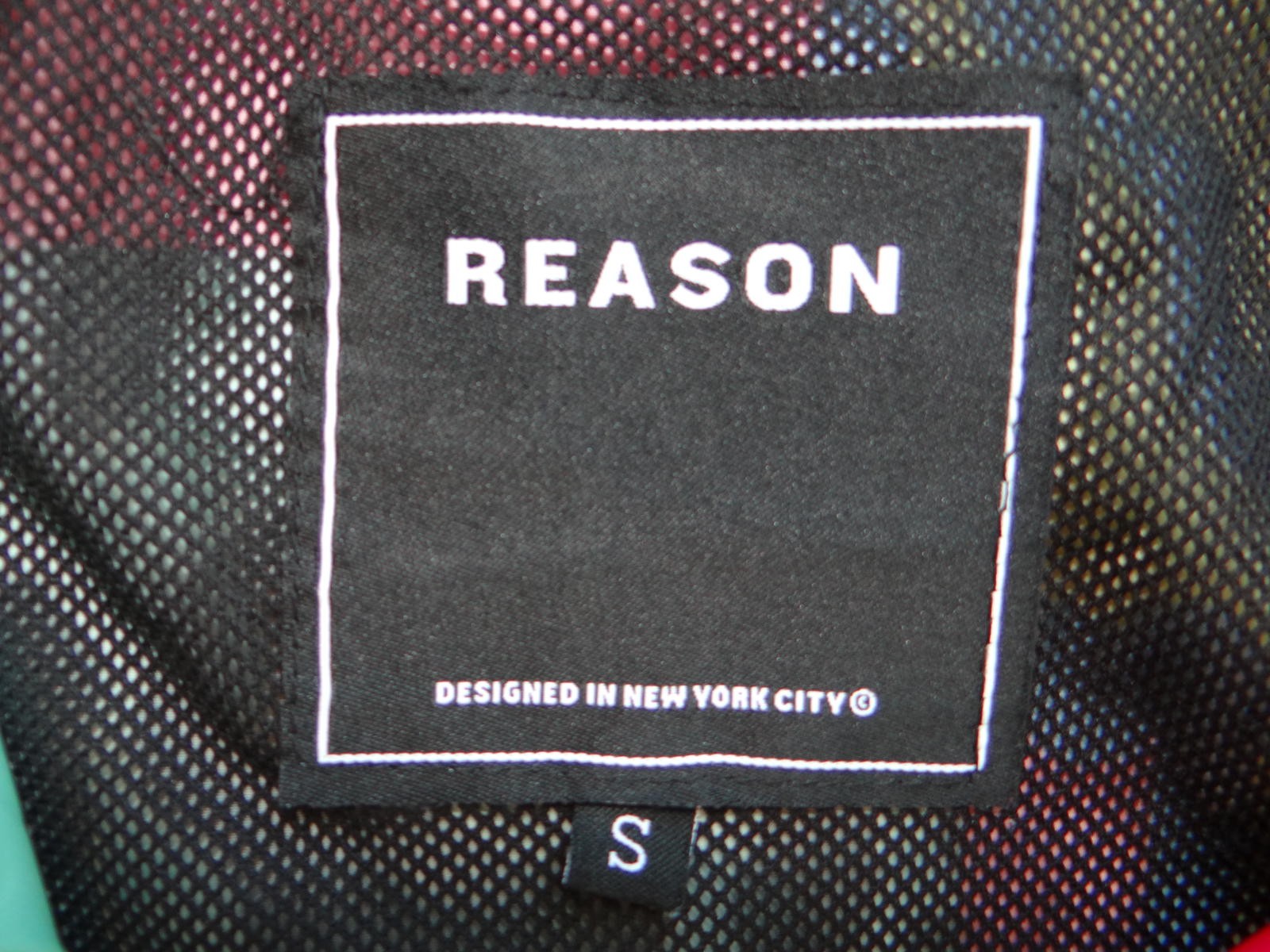 Reason Brand Colorful Windbreaker Jacket - Vintage Style