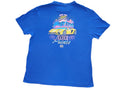 Vintage Inspired 1986 Abe Paints Graphic Tee - Bright Blue abe paints