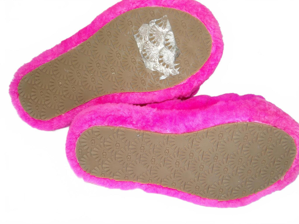 UGG Girl's Cozy Fuzzy Pink Slippers - ALTERED