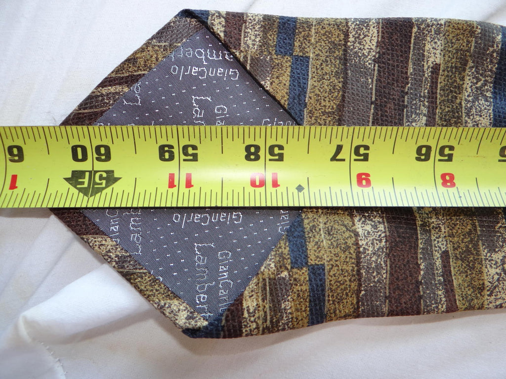 Lamberti 100% Silk Made in Italy Striped Tie