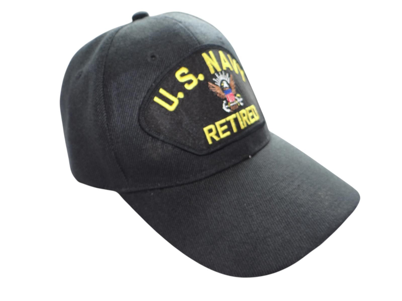 U.S. Navy Retired Black Baseball Cap