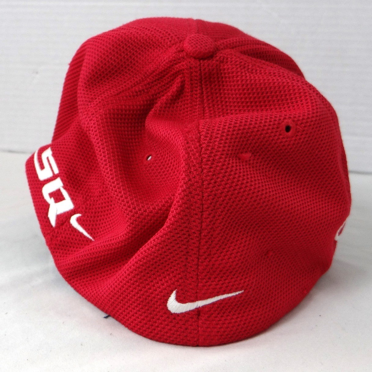 Nike Golf Tiger Woods TW Hat Red NikeFit DRY SQ Nike ONE Baseball Cap