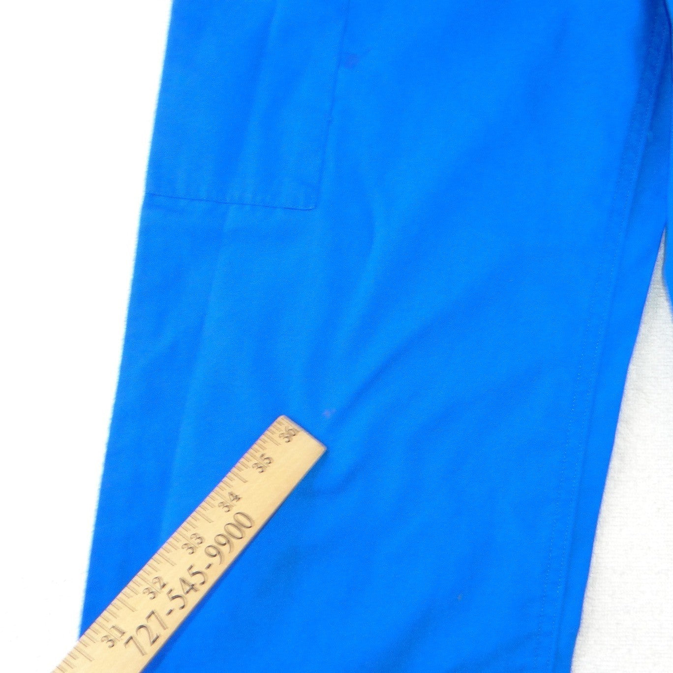 Cherokee Workwear Women Royal Blue Cargo Scrub Pants XS Drawstring
