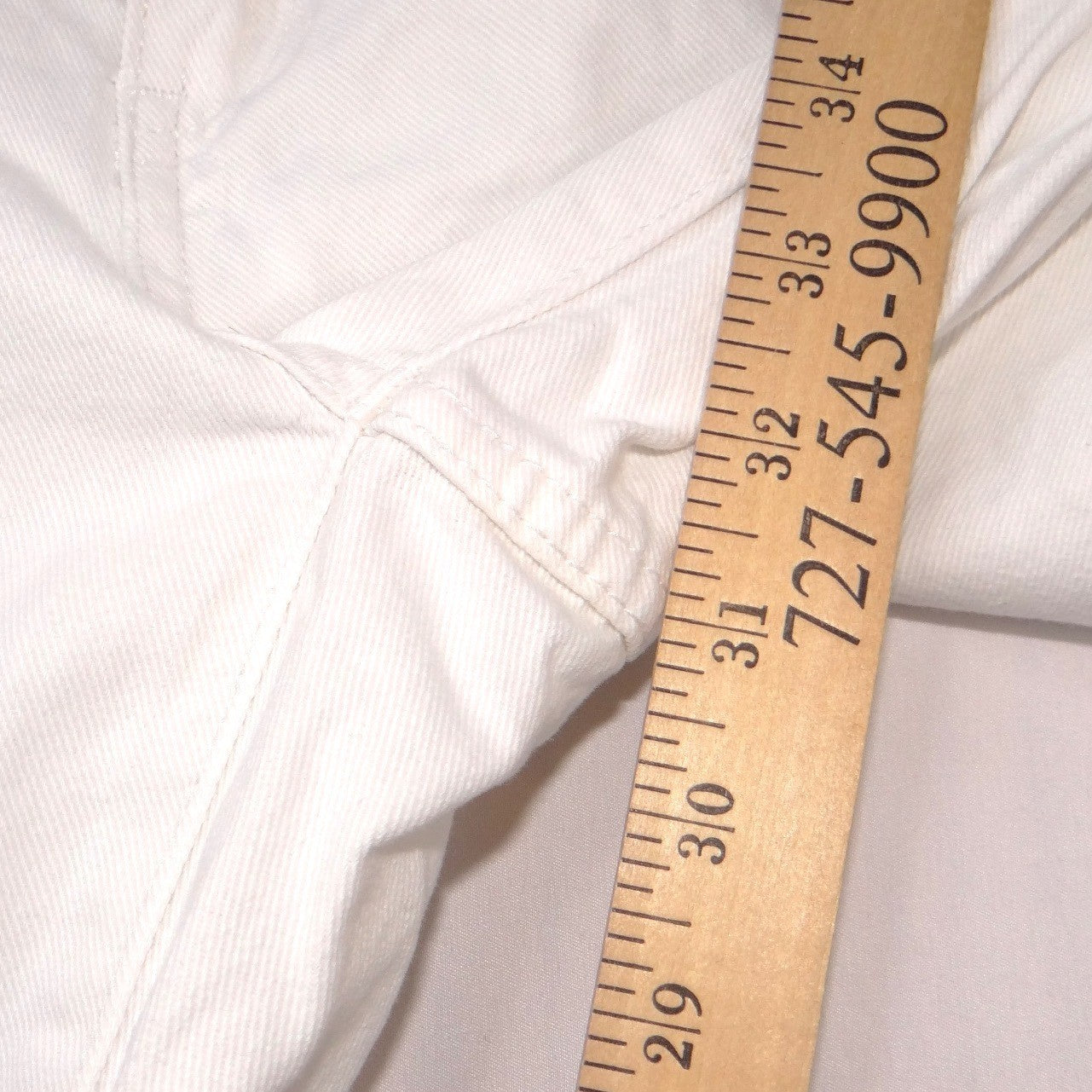 SHEIN Curve White Wide Leg Raw Hem Jeans Plus Size 0XL High Waist Denim