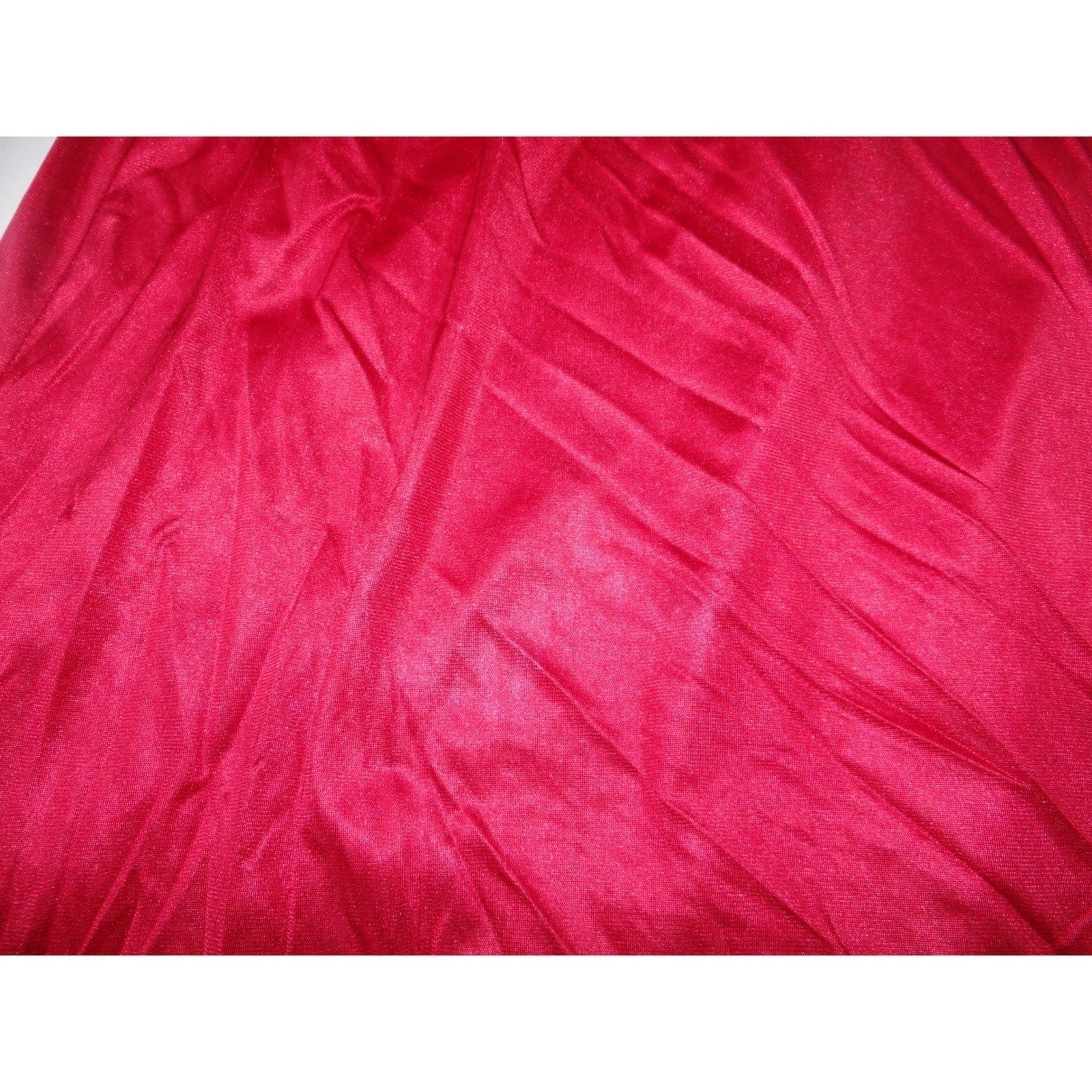 Vintage 2 pc Red Satin Nightgown Slip Loungewear Size 34 S Made in USA