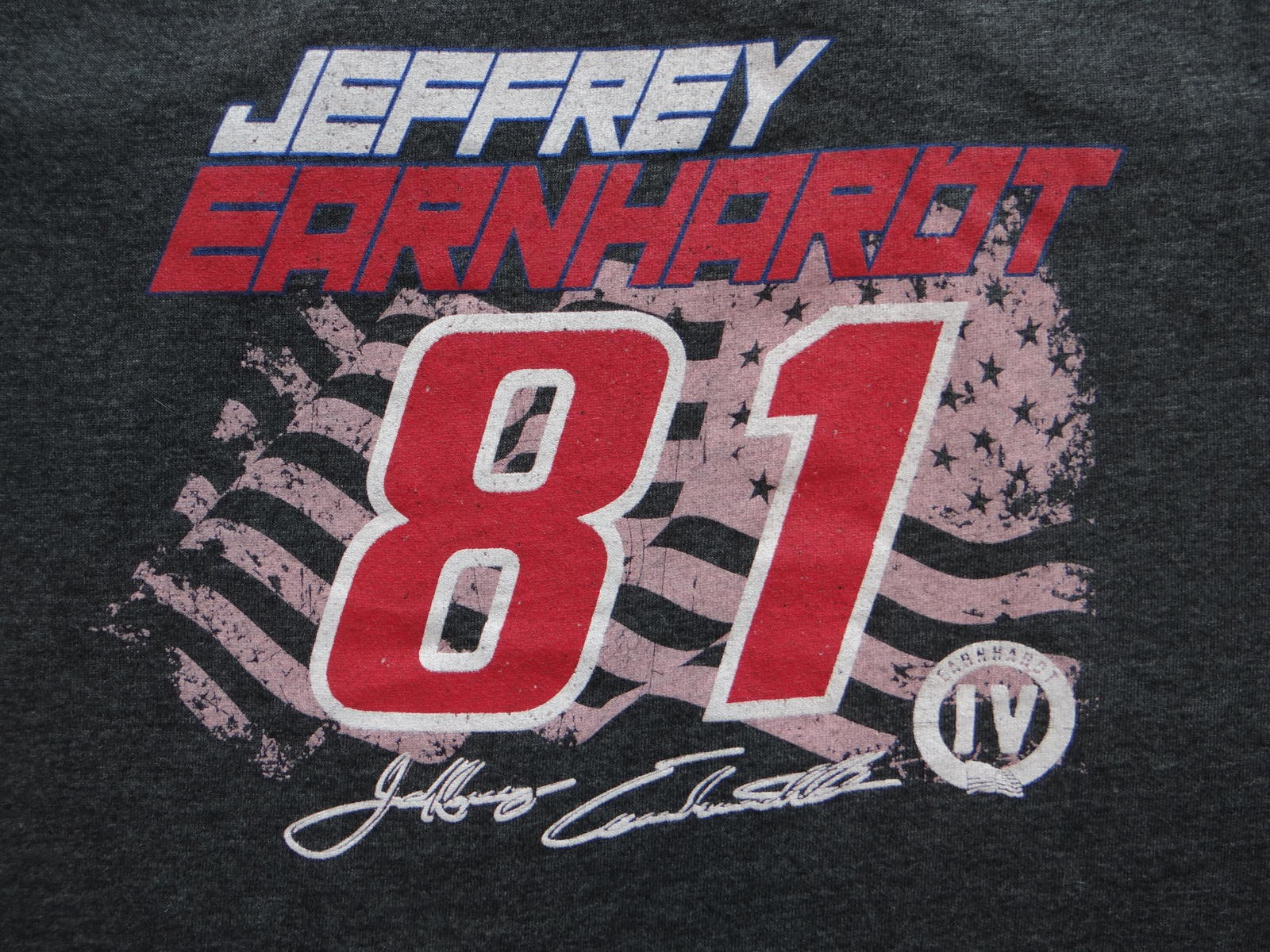Jeffrey Earnhardt 81 Graphic Racerback Tank Top