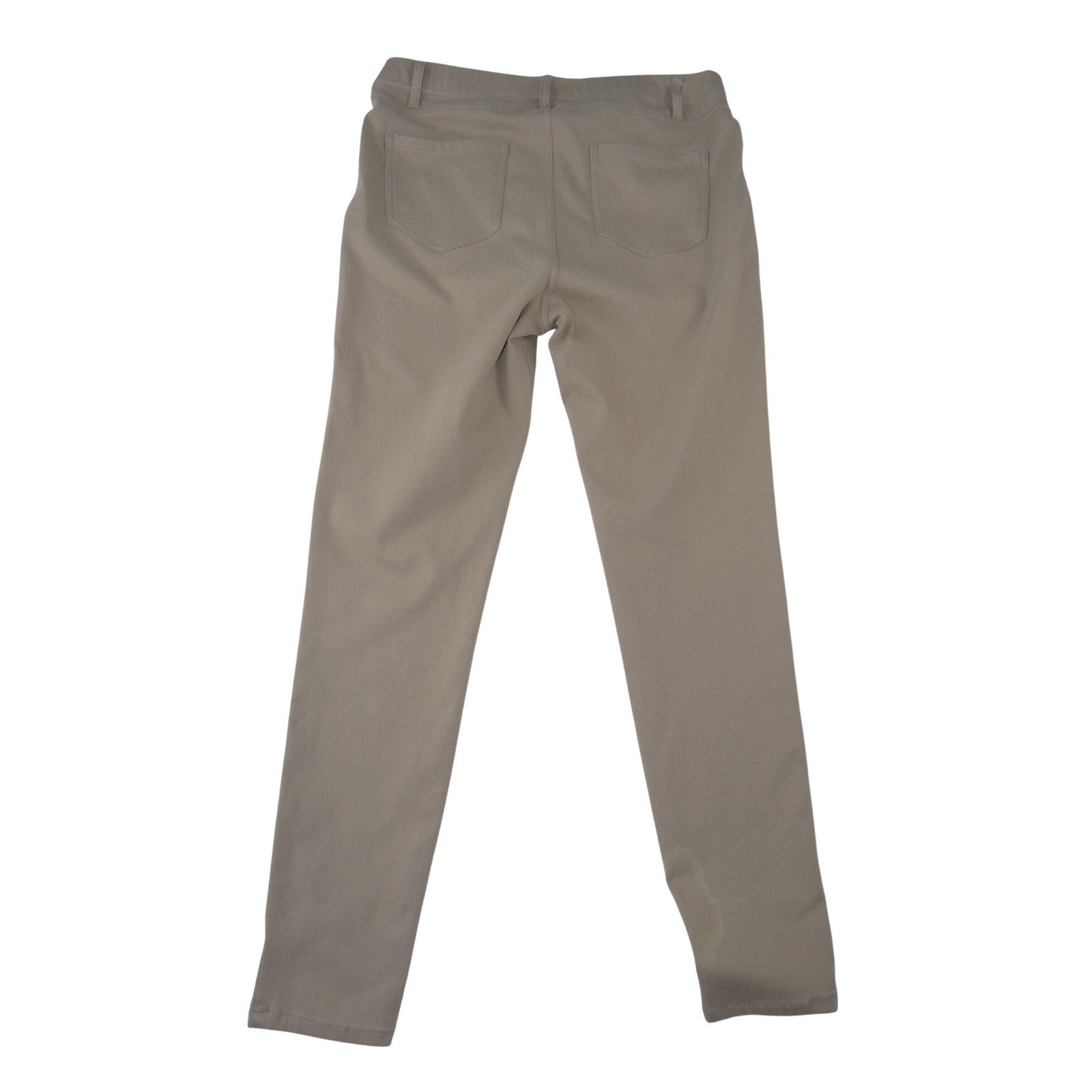 Faded Glory Womens Khaki Pull On Jeggings Slim Fit Stretch Pants Size L 12-14
