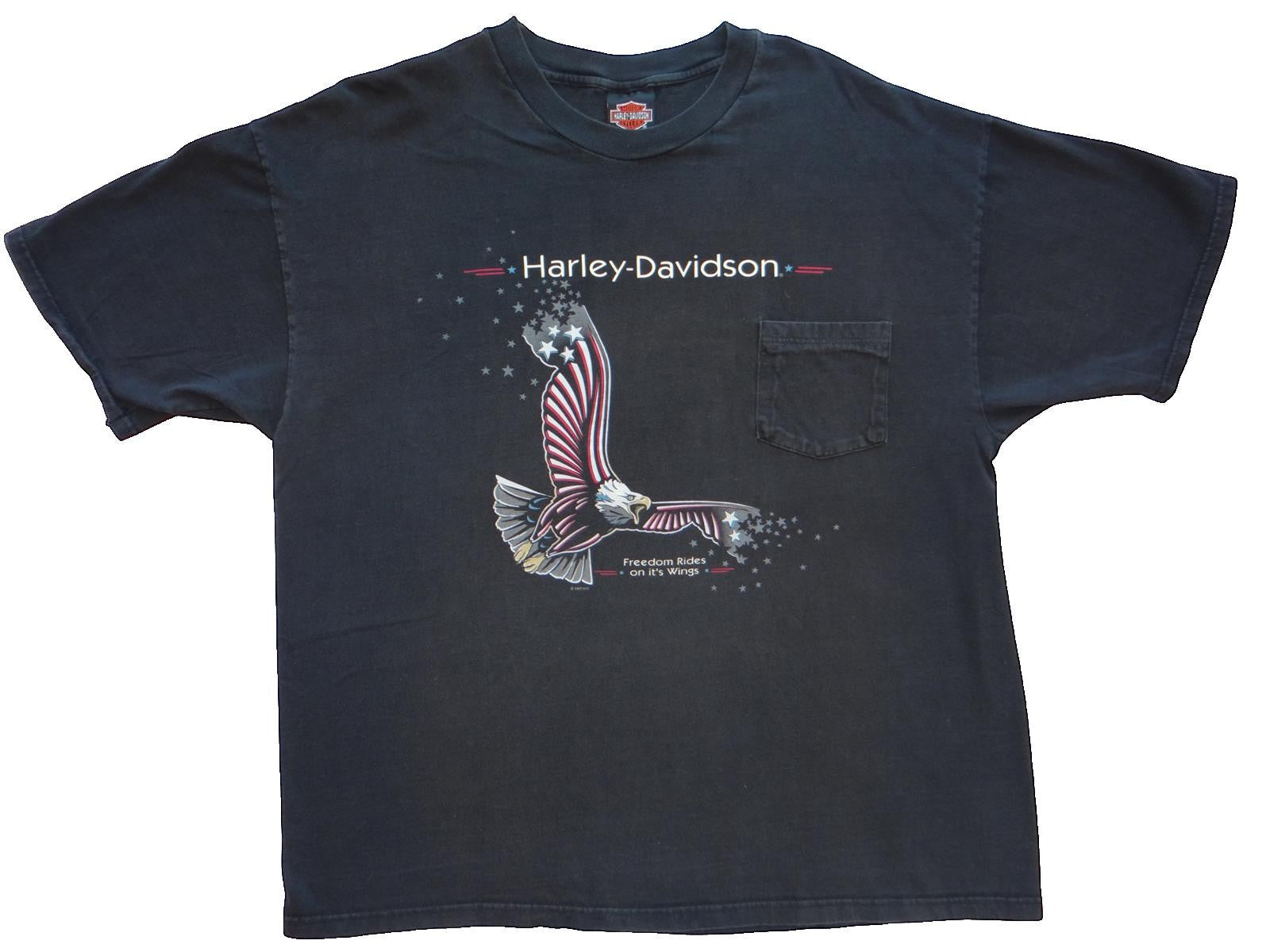 Harley-Davidson Men's Black Graphic T-Shirt XXL