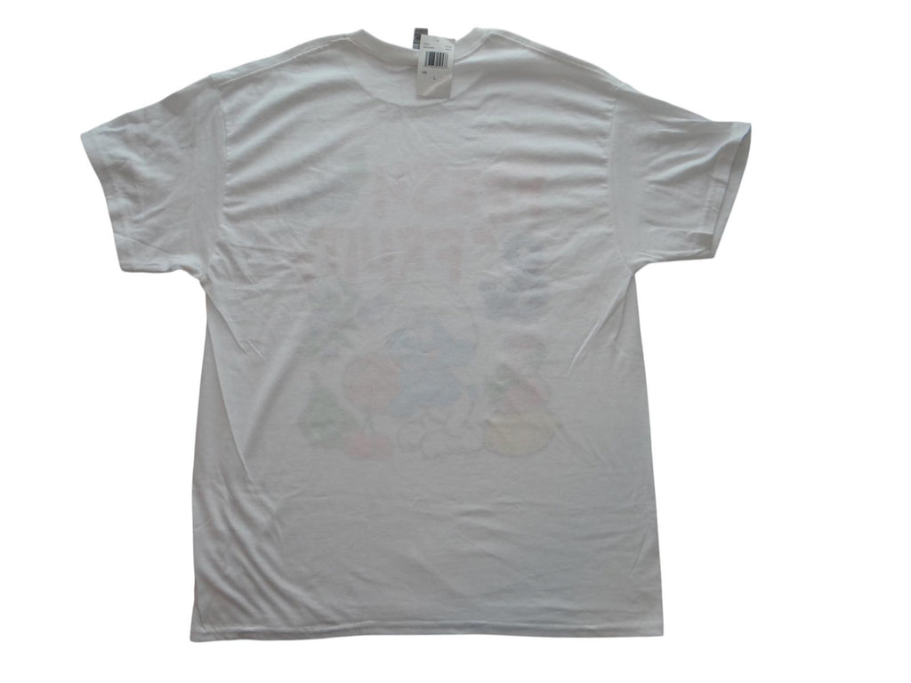 White Fresh & Fruity Smurf Graphic T-Shirt