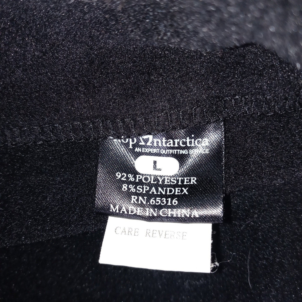 Shop Antarctica Black Long Sleeve Quarter Zip Pullover Shirt Women's Size L