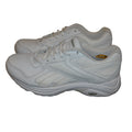 Reebok DMXMAX White Leather Wide 2E Walking Shoes Men's Size 8