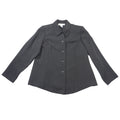 Allison Woods Womens Black Button Front Blazer Jacket Plus Size 16W
