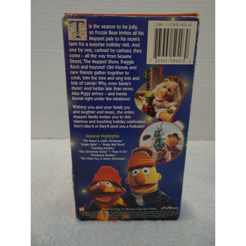 Jim Henson Muppet Family Christmas VHS 1995 Holiday Movie Sesame Street Fraggles