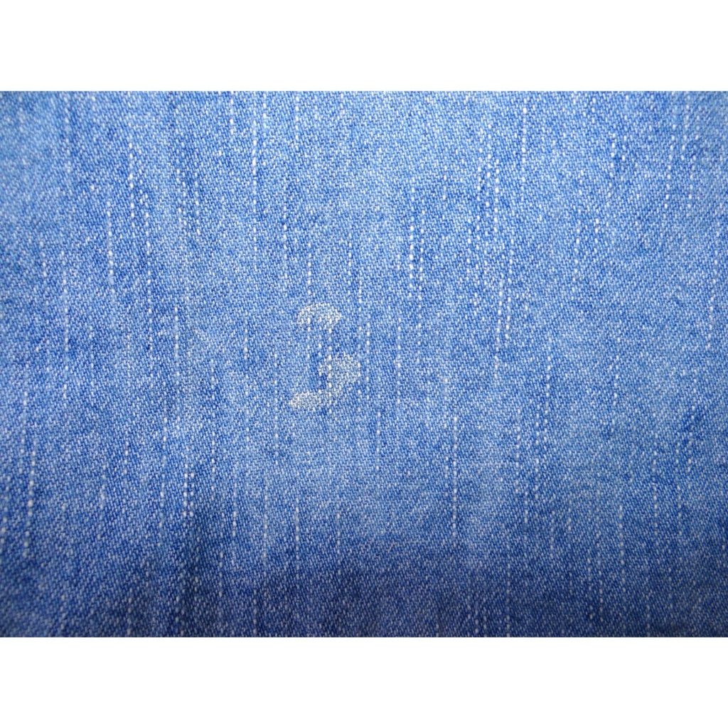 Vintage Bugle Boy Jean Company Womens Denim Hooded Vest Blue Size L