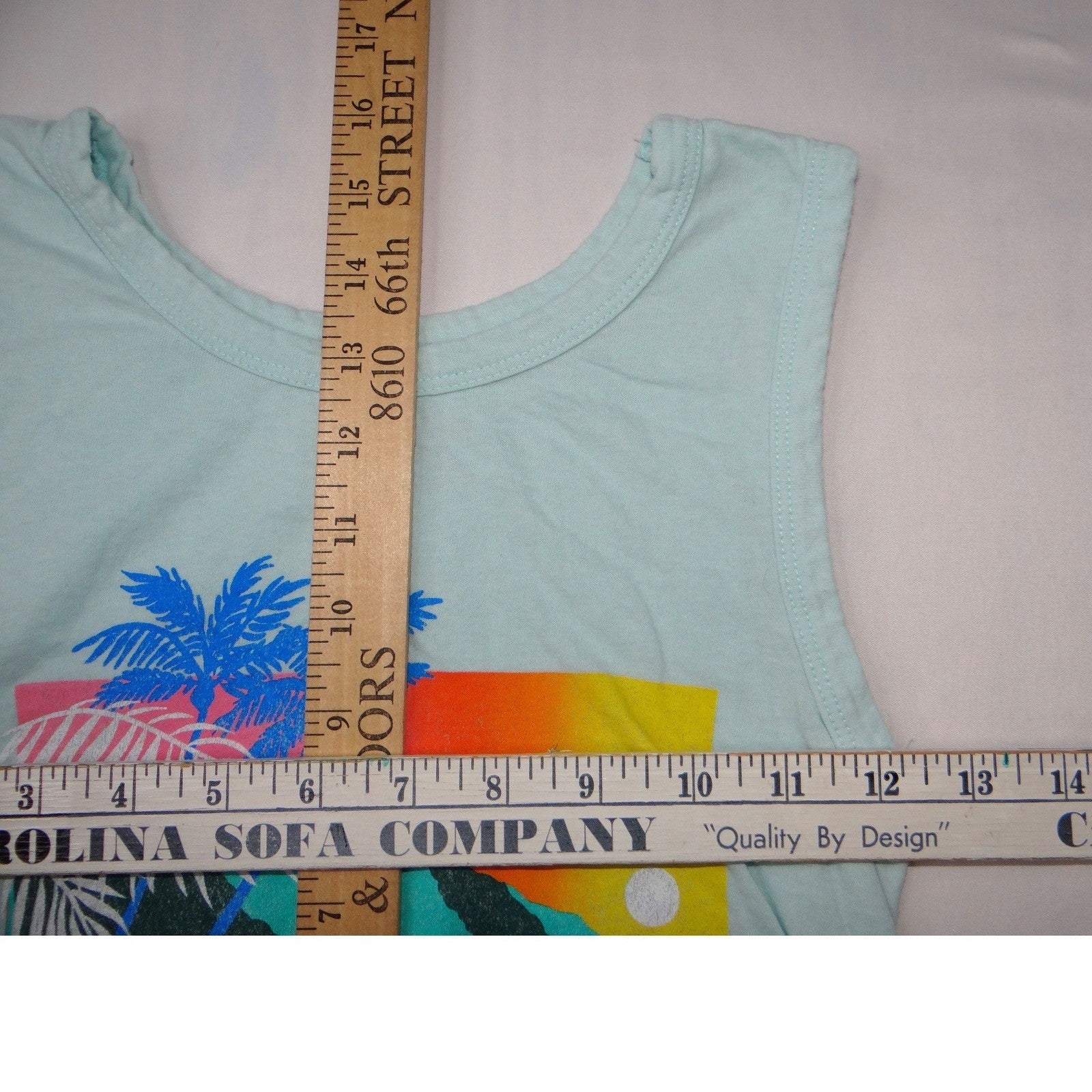 The Beach Boys Light Blue Graphic Tank Top Size Girls Women's XSmall