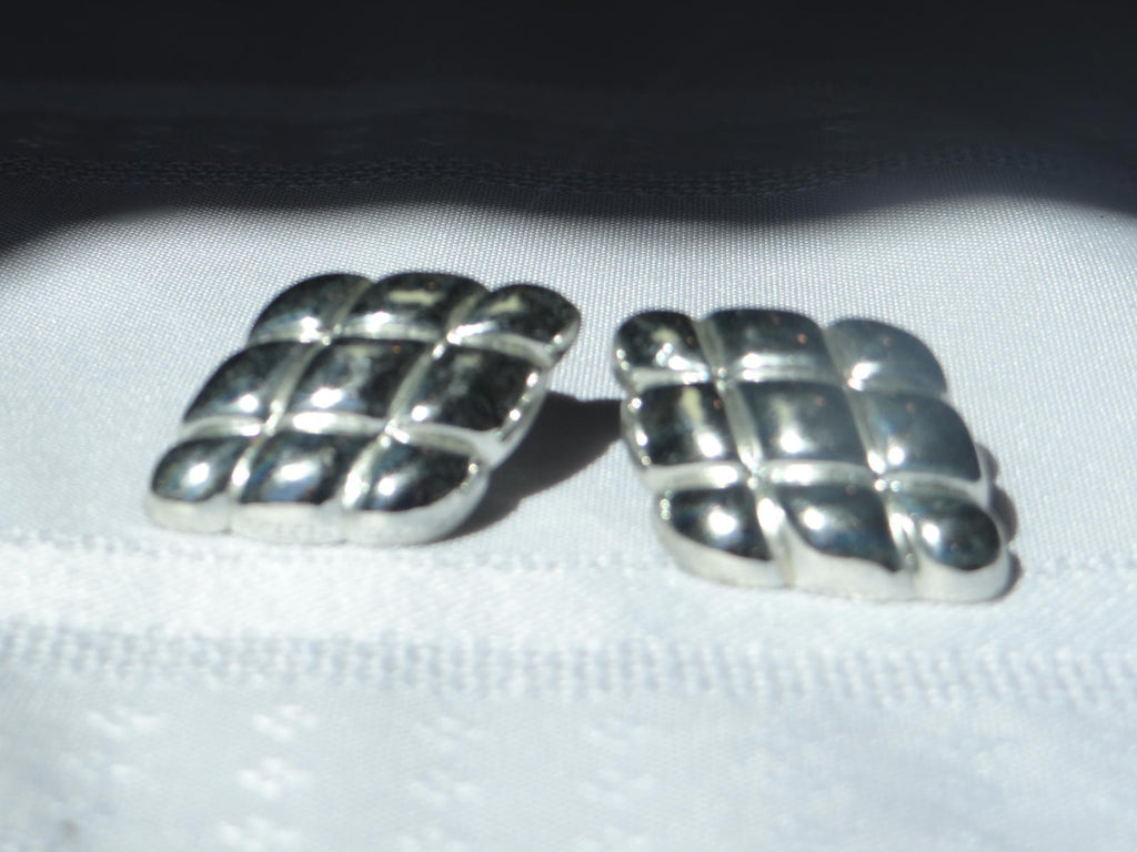 Vintage Silver-toned Earrings