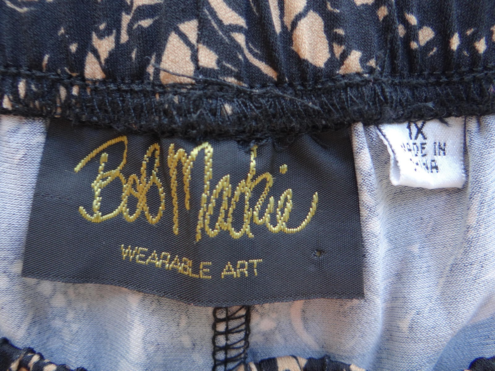 Bob Mackie Wearable Art Palazzo Pants - Elegant Print