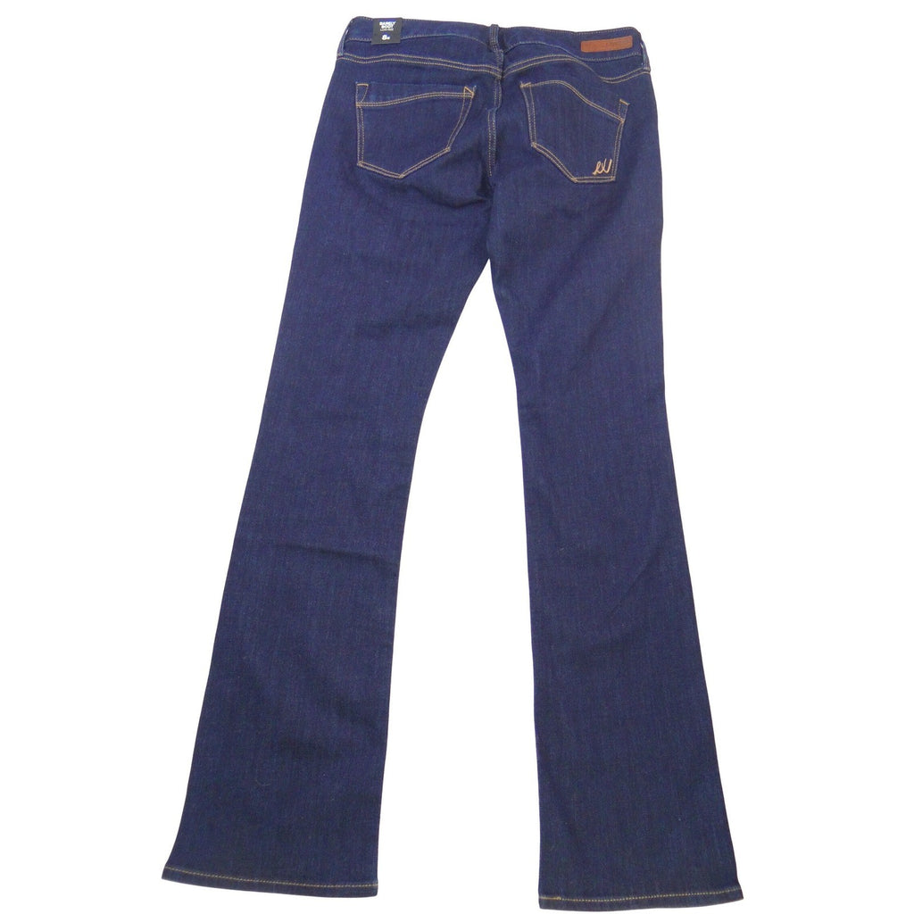 Express Barely Boot Low Rise Dark Wash Stretch Jeans EXWD-7900B
