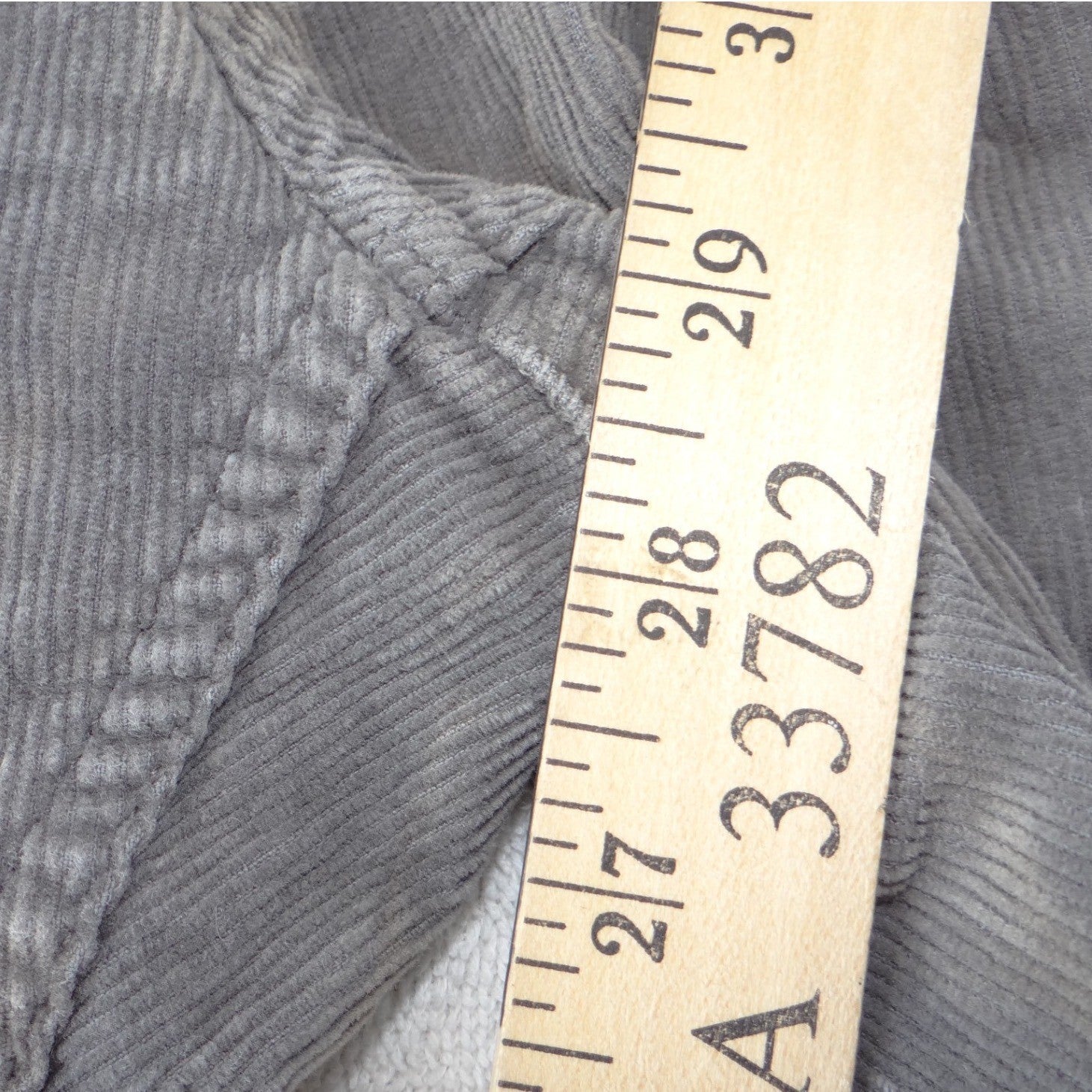 Vineyard Vines Mens Gray Corduroy Straight Leg Pants 33x32 Grey 5-Pocket