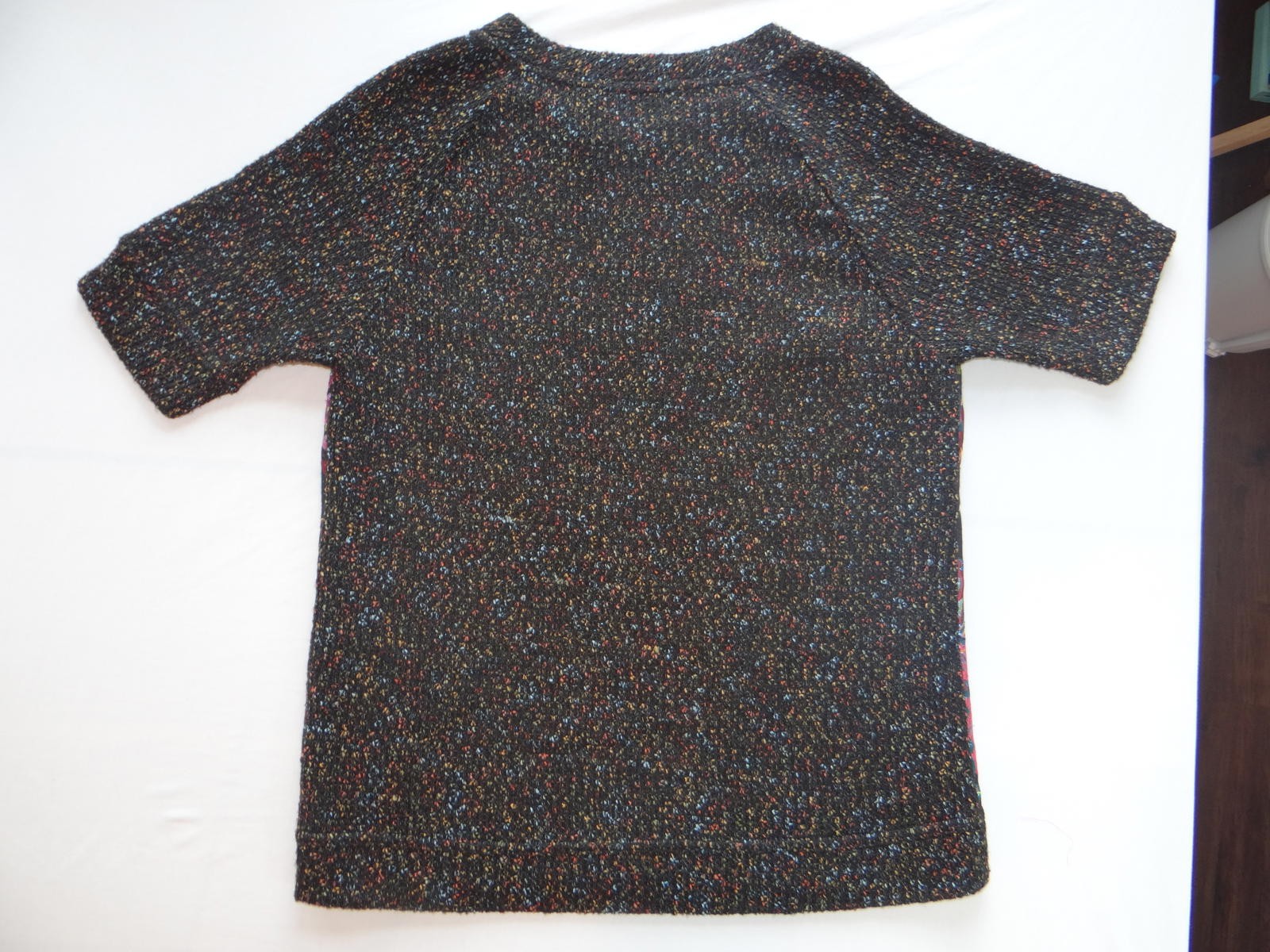 James Coviello Vibrant Floral Print Raglan Tee