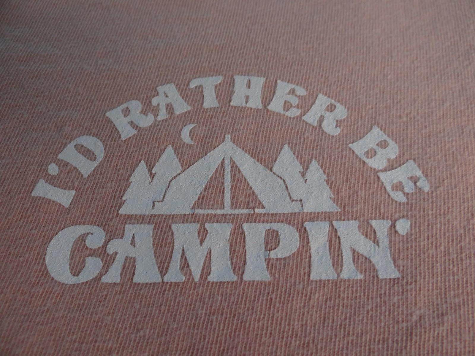 Comfort Colors 'I'd Rather Be Campin' T-Shirt - 100% Cotton