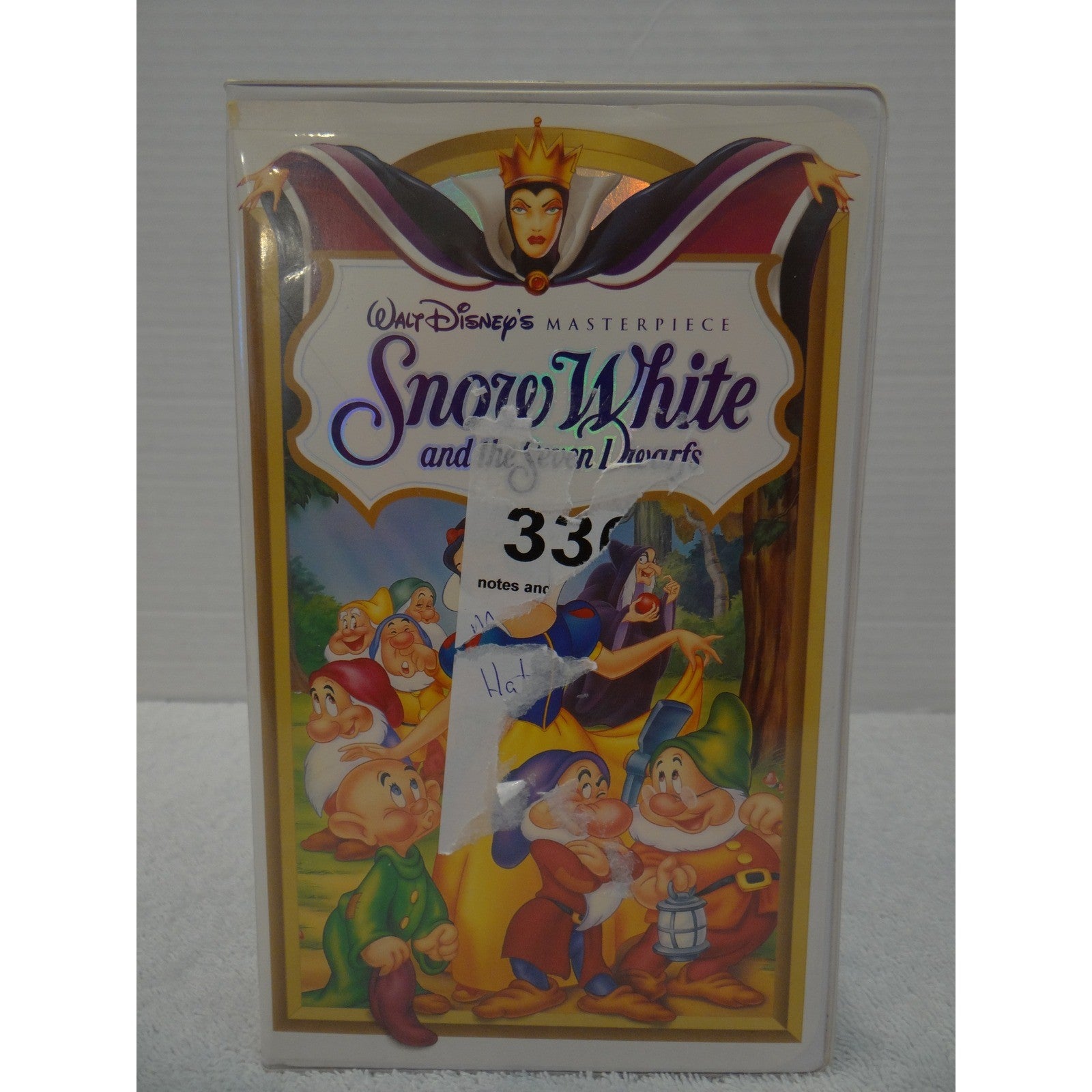 Disney Snow White and the Seven Dwarfs VHS 1994 Masterpiece Collection