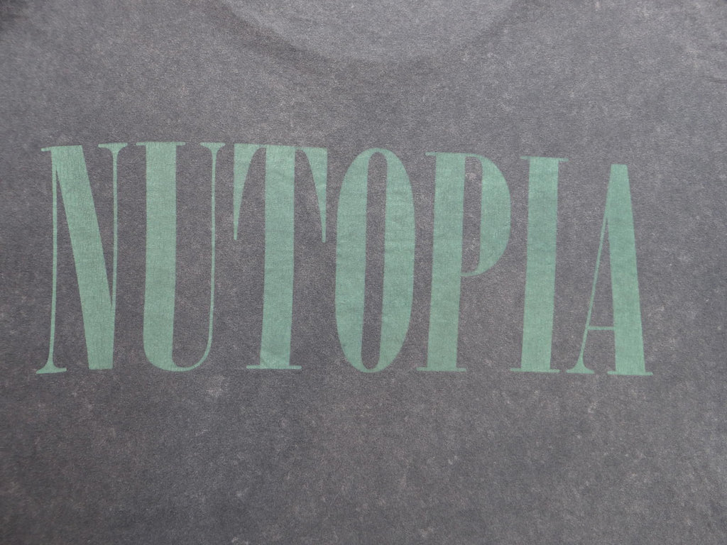 All Saints Vintage style Black Graphic T-Shirt - NUTOPIA - Large