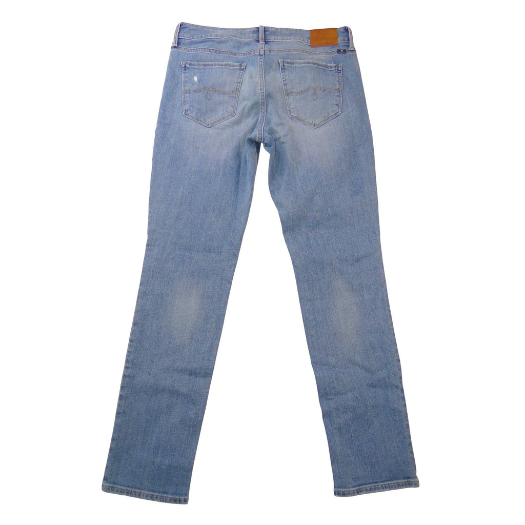 Lucky Brand Lolita Skinny Jeans Womens 8/29 Light Wash Distressed Blue Denim
