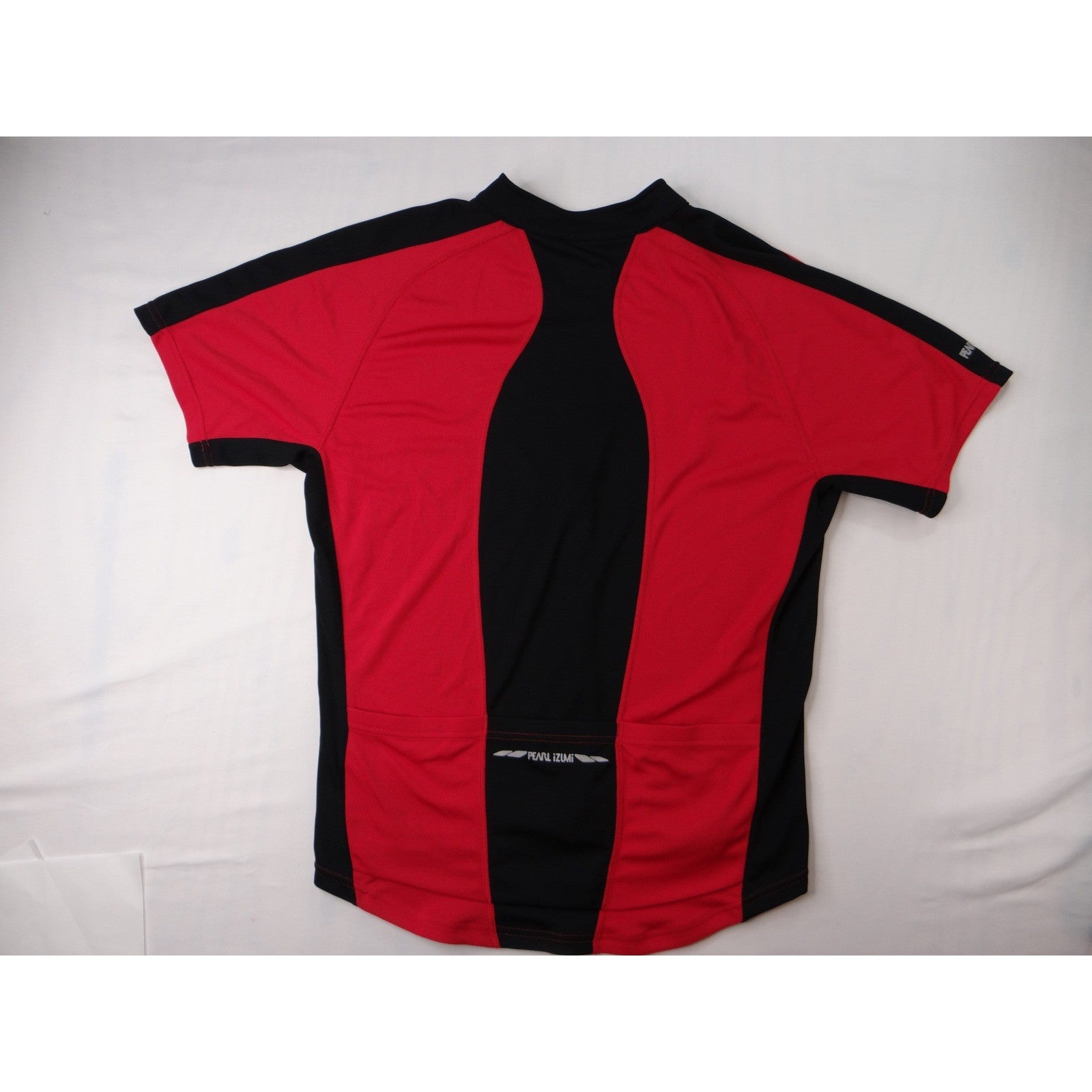 Pearl Izumi Select Series Cycling Jersey Red Black Short Sleeve Full Zip Men Med