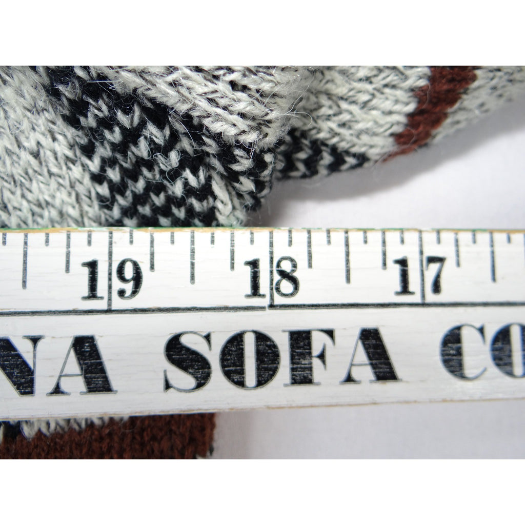 MONTEAU Women's Gray Plaid Open Front Knit Cardigan Sweater XS