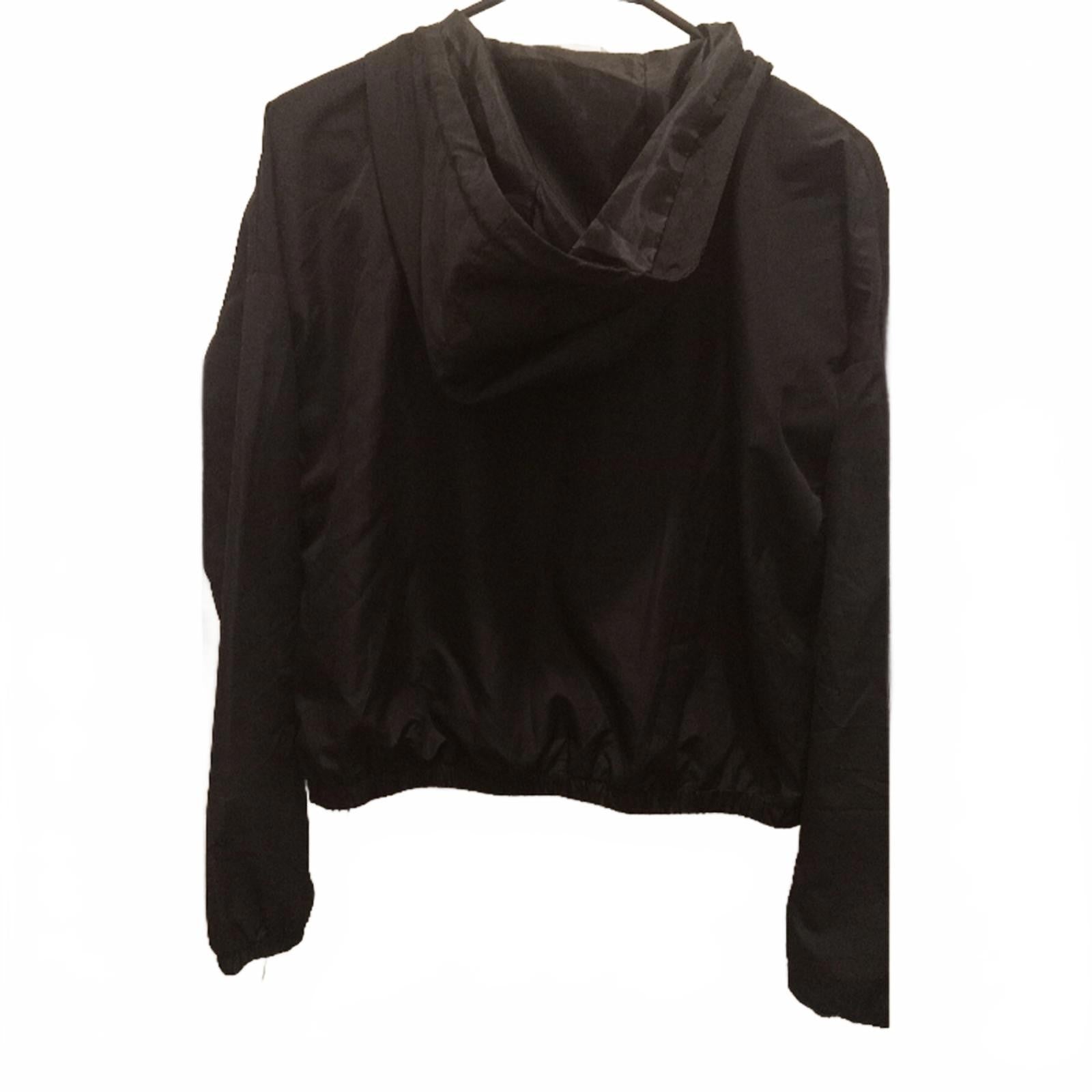 Rue21 Cropped Hooded Windbreaker Jacket with Roses