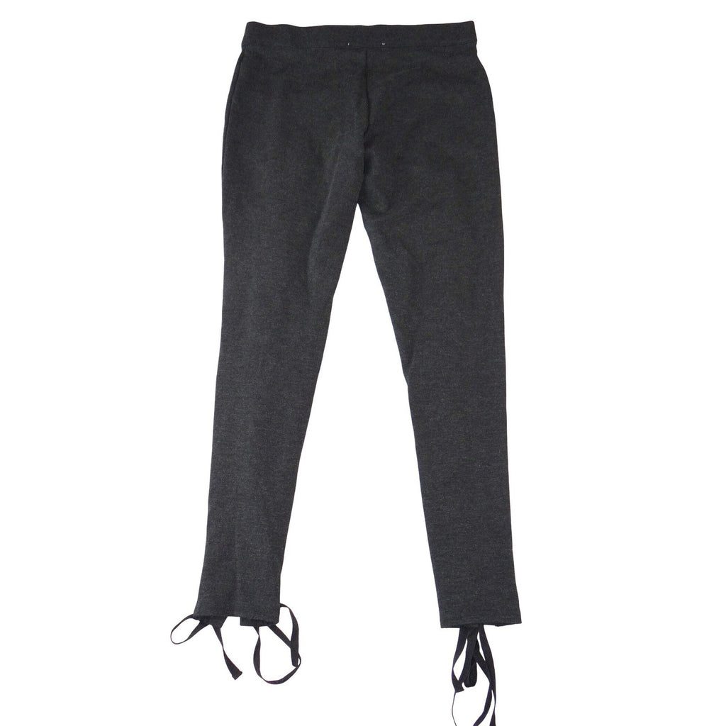 Love Tree Womens Lace Up Front Leggings Charcoal Grey Grommet Skinny Pants S