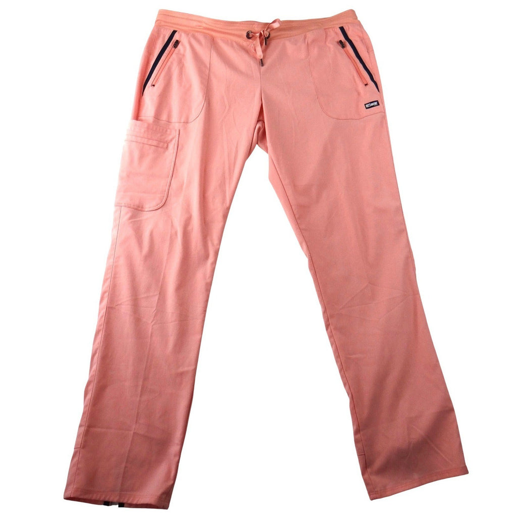 Greys Anatomy by Barco Impact Peach Scrub Pants Womens XL Drawstring Cargo