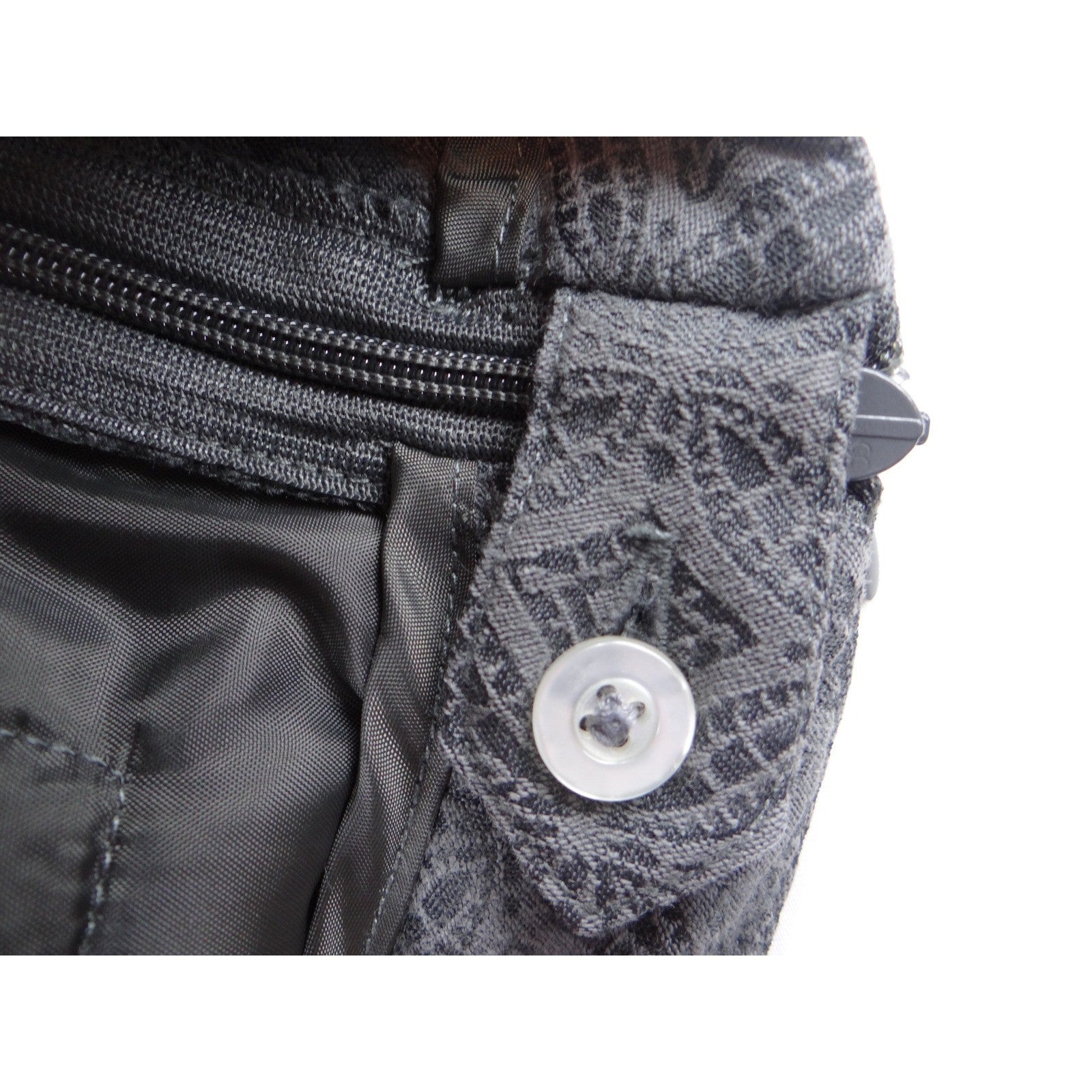 Sigrid Olsen Signature Womens Gray Geometric Pattern Stretch Pants Size 8