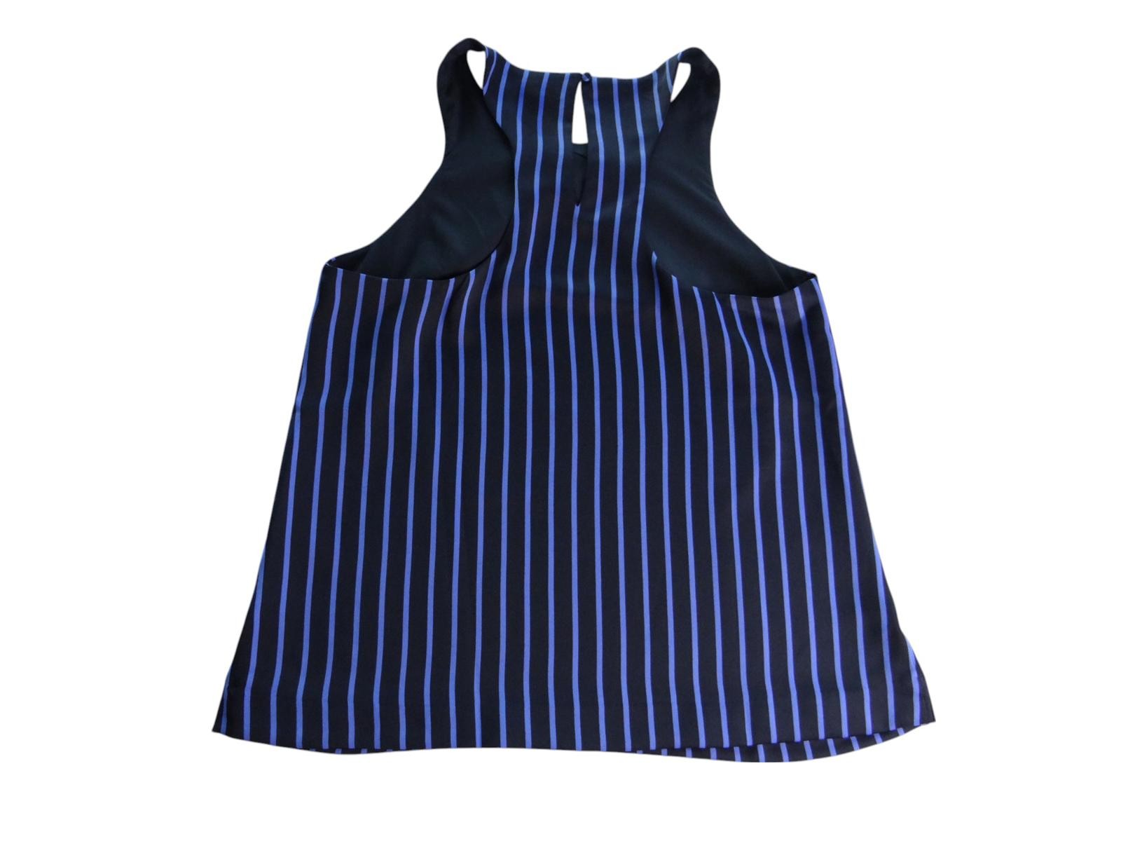 Banana Republic Chic Striped Tank Top - Navy & Blue
