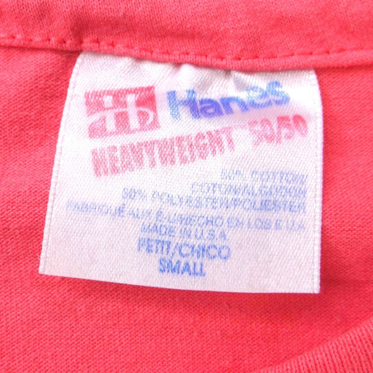 Vintage Hanes Green River Utah Graphic T-Shirt Coral Pink Small Made in USA