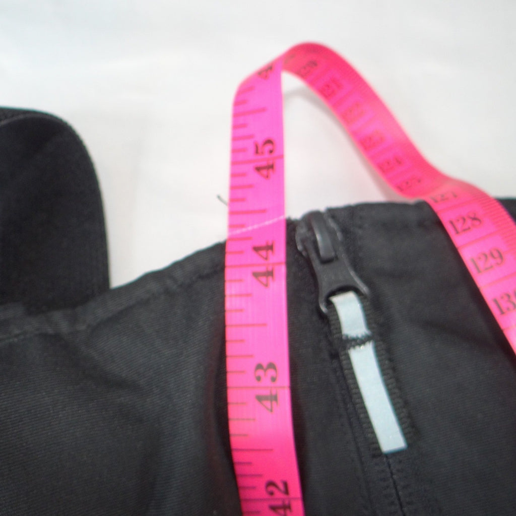 Swiss Tech Black Insulated Snow Bibs Girls Size L 10-12 Ski Overalls Pants
