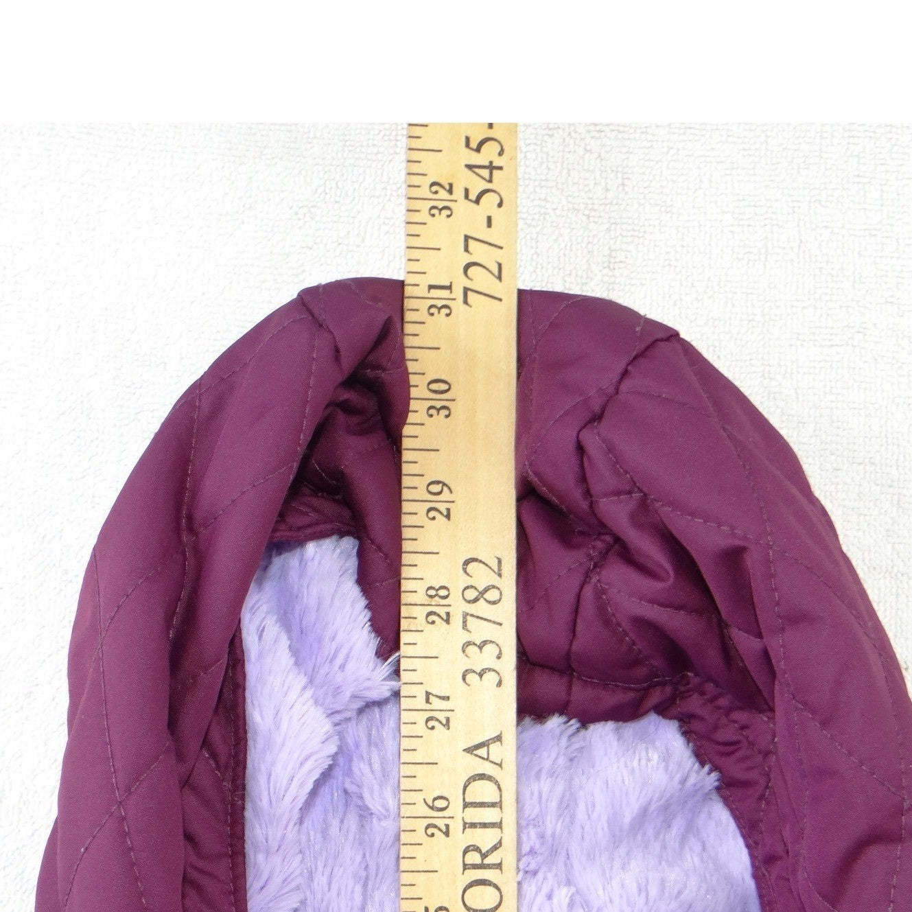 Columbia Girls Bella Cascade Hooded Quilted Puffer Jacket Purple M