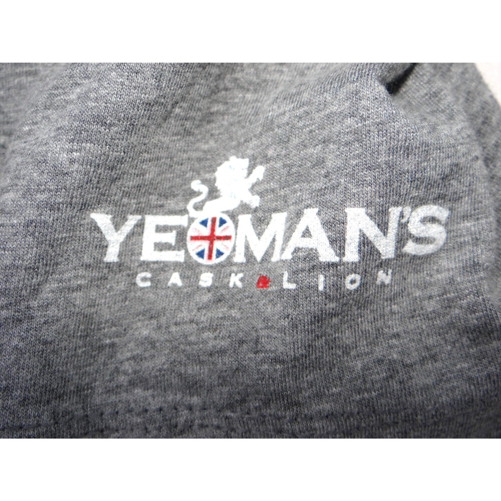 Yeomans Cask Lion Womens T Shirt Queen Elizabeth David Bowie Lightning Grey S