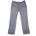 Grey Windowpane Plaid Straight Leg Dress Pants S6037 Stretch Trousers Size 38