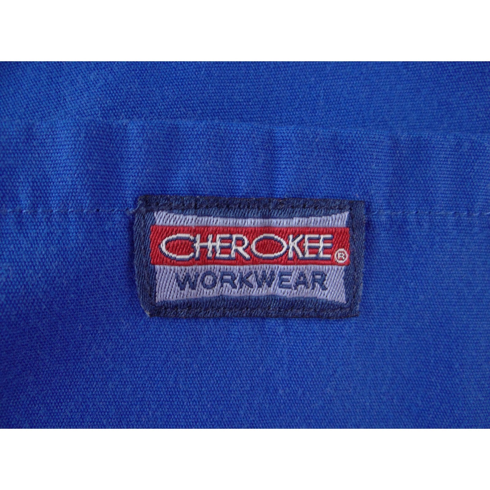 Cherokee Workwear Scrub Pants Royal Blue Unisex XS Drawstring Cargo Pockets