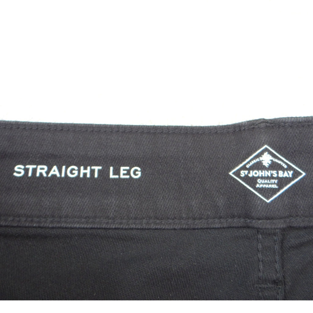NWT-St Johns Bay Secretly Slender Straight Leg Black 16P Short Tummy Control