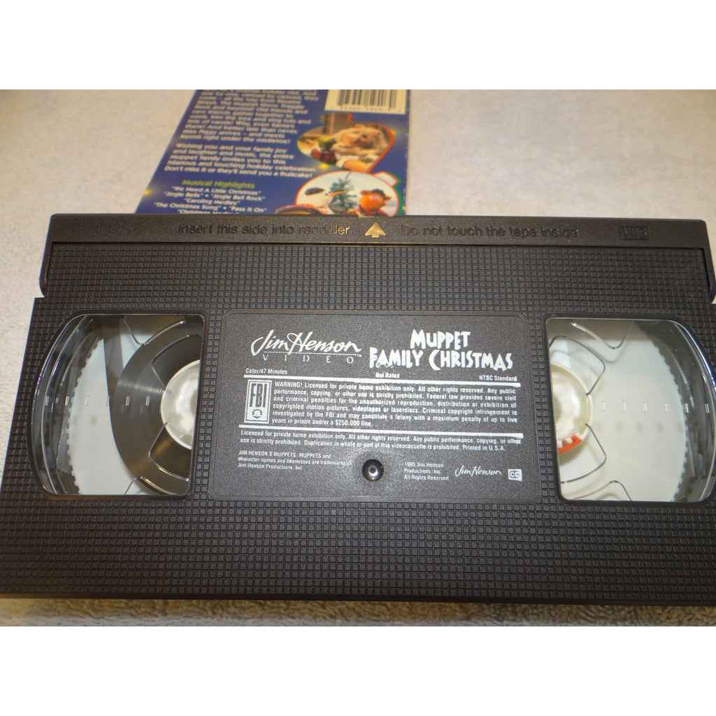 Jim Henson Muppet Family Christmas VHS 1995 Holiday Movie Sesame Street Fraggles