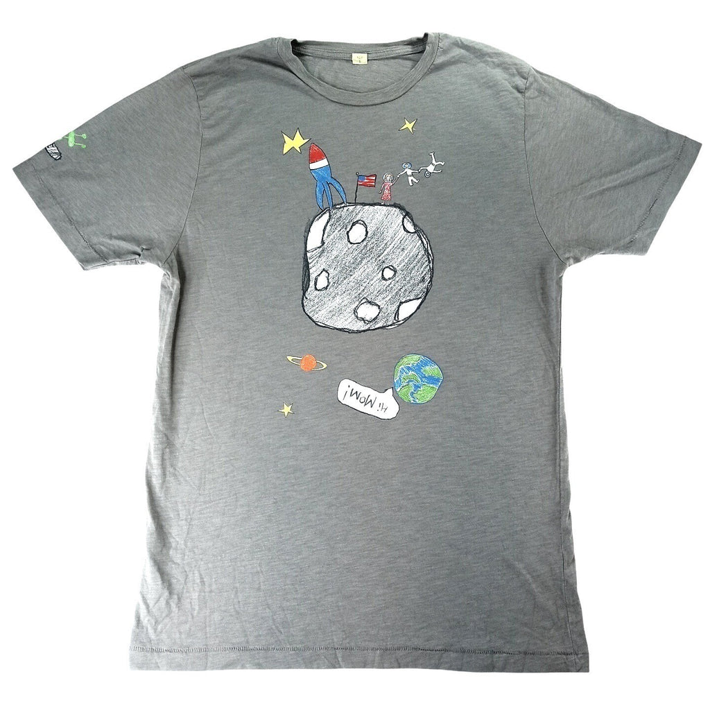 Alternative Warriors in Pink Jennifer Aniston Moon Space Graphic T Shirt Size L