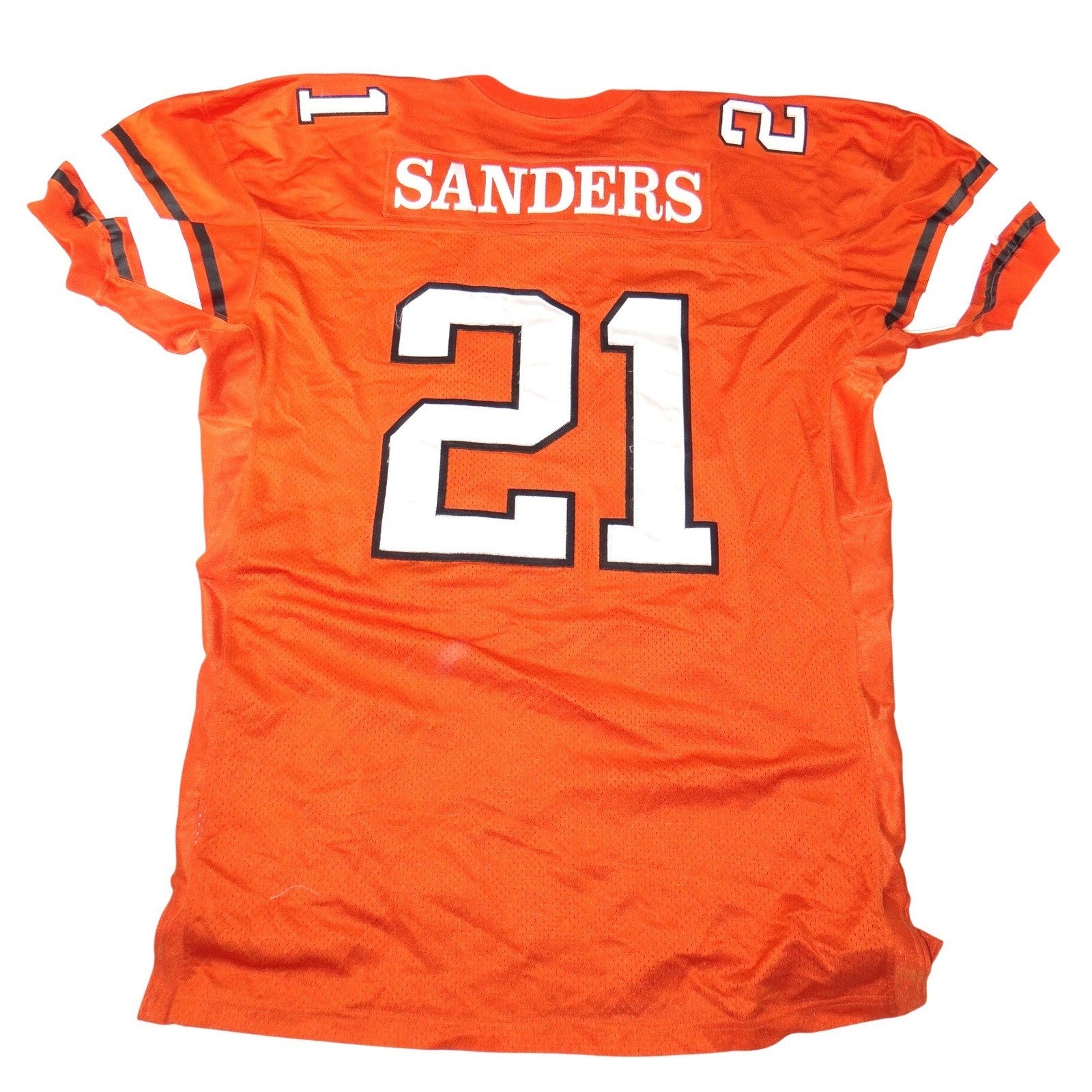 RARE Oklahoma State Barry Sanders 21 Throwback Football Jersey Orange XL 1986-88
