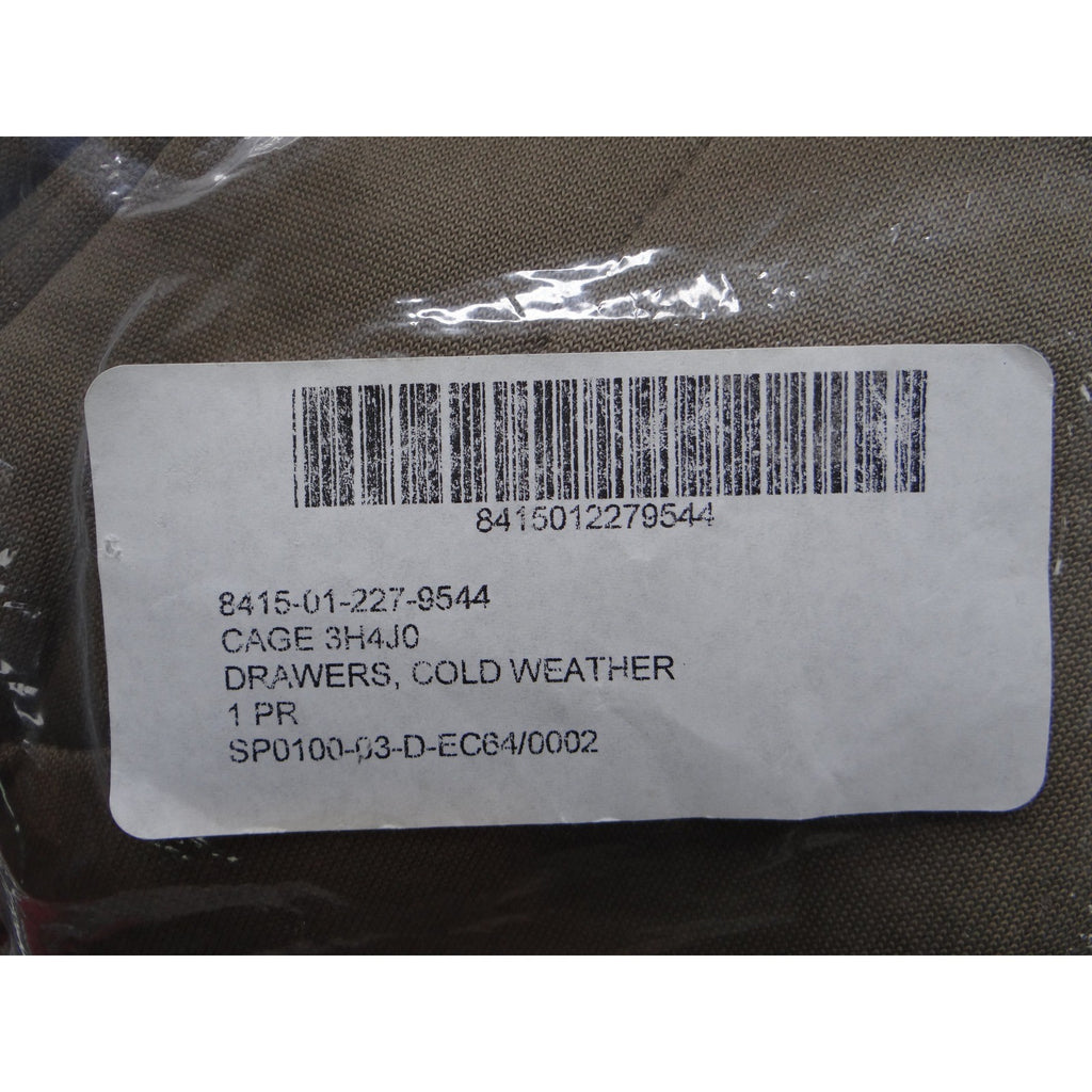 Genuine US Military Cold Weather Drawers Polypropylene Medium Thermal Underwear