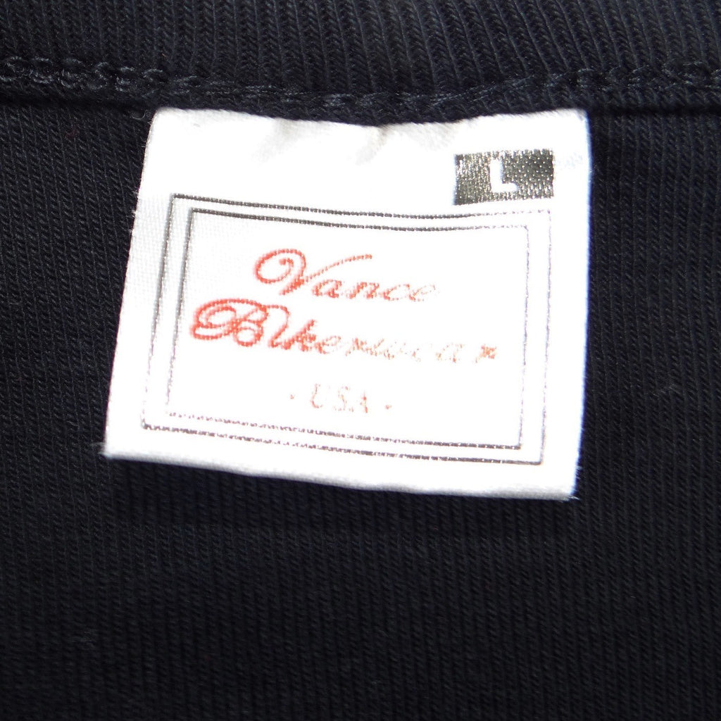 Vance Bikerwear USA Womens Black Red Colorblock Racing Stripe Top Shirt Large